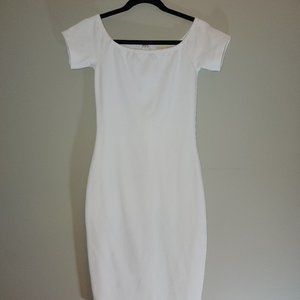 Michael Kors White Midi Dress
